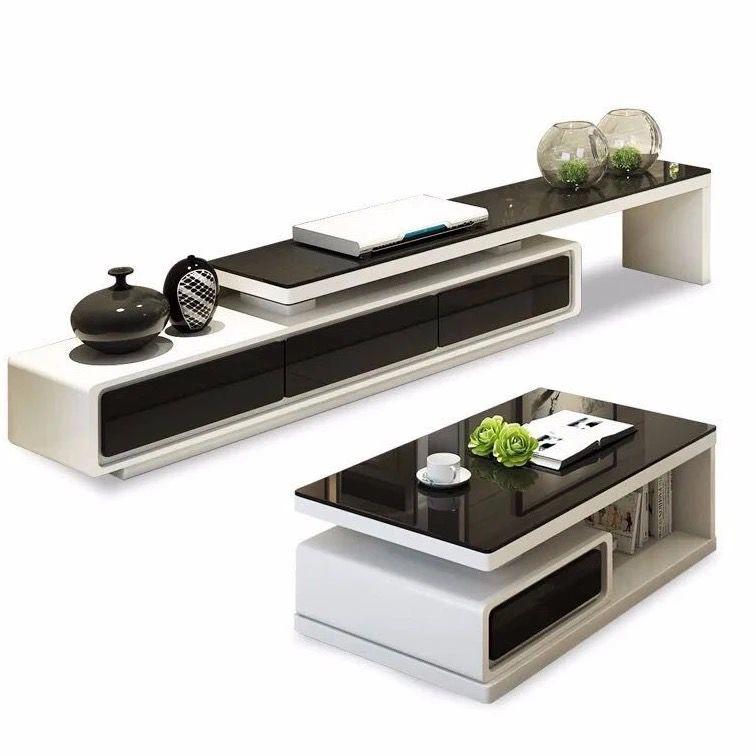 WTVSCTS4 TV Stand and Coffee Table Set
