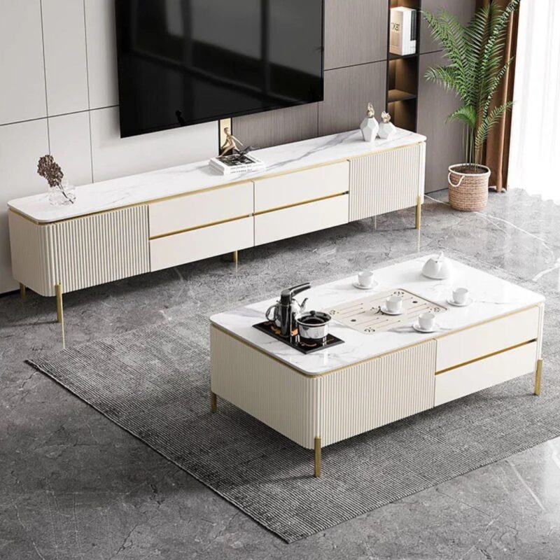 WTVSCTS5 TV Stand and Coffee Table Set